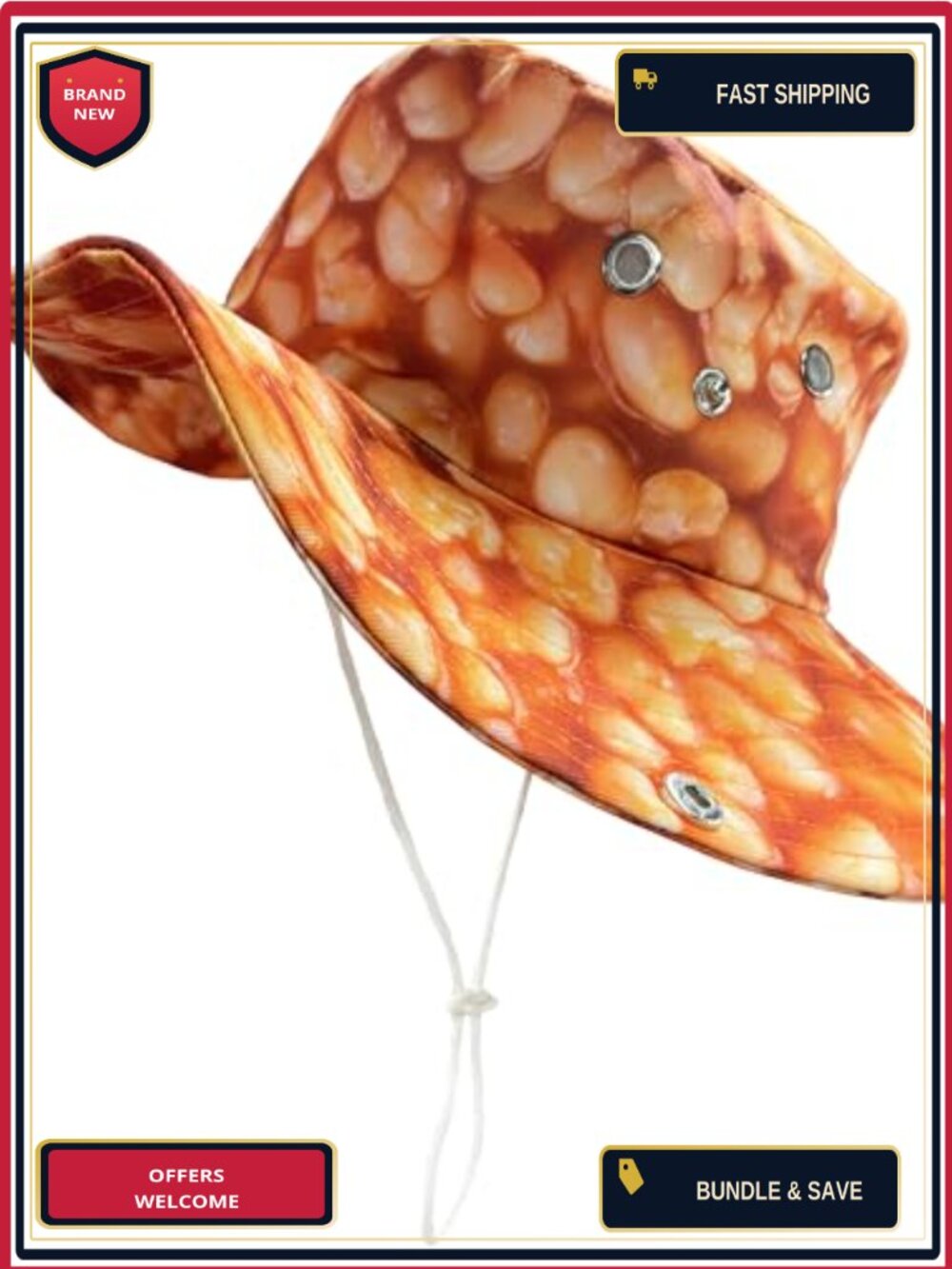 Wide Brim Bucket Hat Polyester Sun Hat Hiking Beach Fishing Unisex